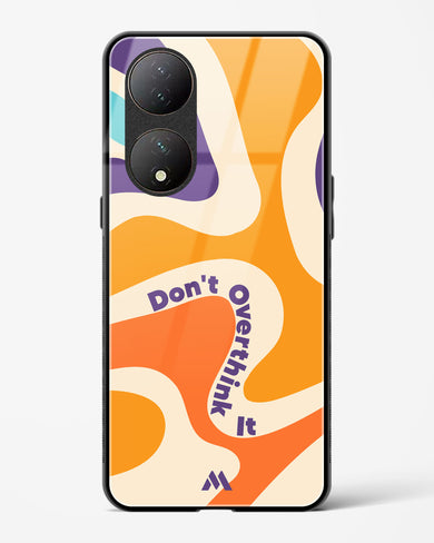 Dont Overthink It Glass Case Phone Cover-(Vivo)