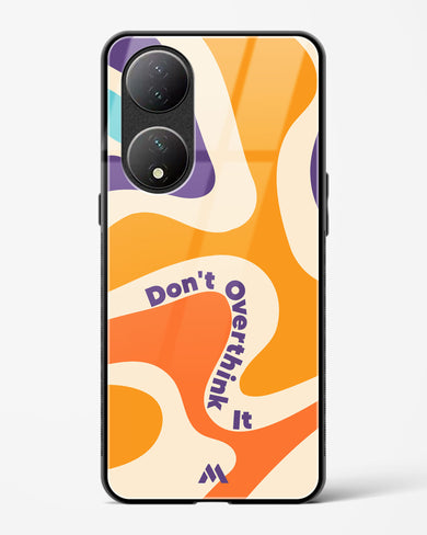 Dont Overthink It Glass Case Phone Cover-(Vivo)