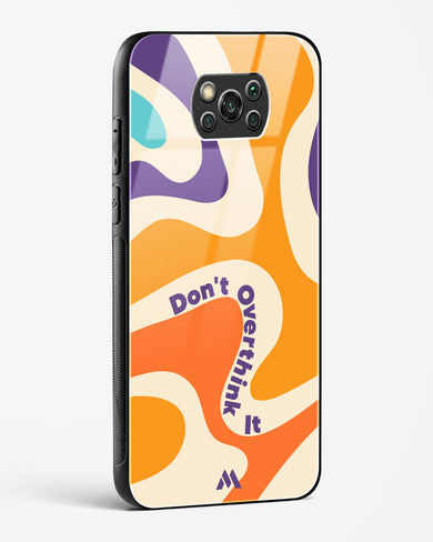 Dont Overthink It Glass Case Phone Cover-(Xiaomi)