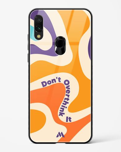 Dont Overthink It Glass Case Phone Cover-(Xiaomi)