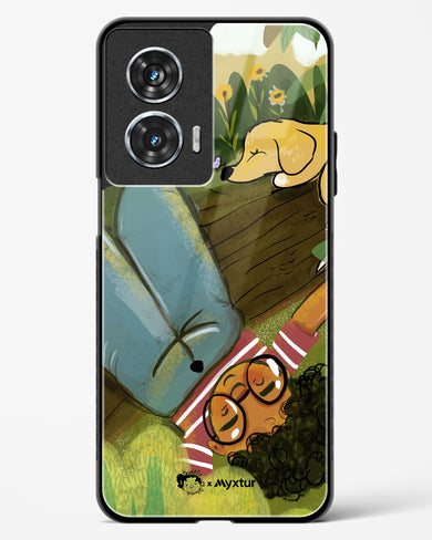 Dreamland Pals [doodleodrama] Glass Case Phone Cover (Motorola)