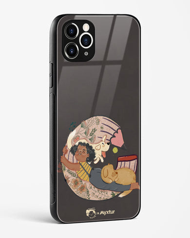 Pencil Pals [doodleodrama] Glass Case Phone Cover (Apple)