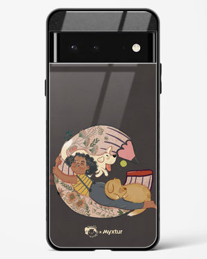 Pencil Pals [doodleodrama] Glass Case Phone Cover-(Google)
