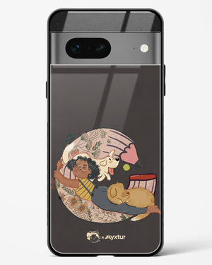 Pencil Pals [doodleodrama] Glass Case Phone Cover-(Google)