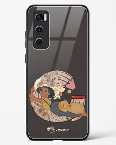 Pencil Pals [Doodle Drama] Glass Case Phone Cover (Vivo)