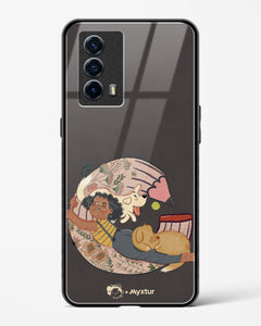 Pencil Pals [Doodle Drama] Glass Case Phone Cover (Vivo)