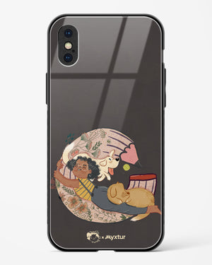 Pencil Pals [doodleodrama] Glass Case Phone Cover (Apple)