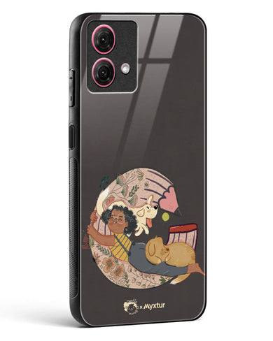 Pencil Pals [doodleodrama] Glass Case Phone Cover (Motorola)