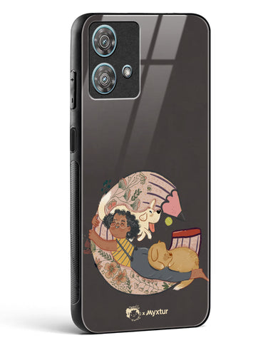 Pencil Pals [doodleodrama] Glass Case Phone Cover (Motorola)