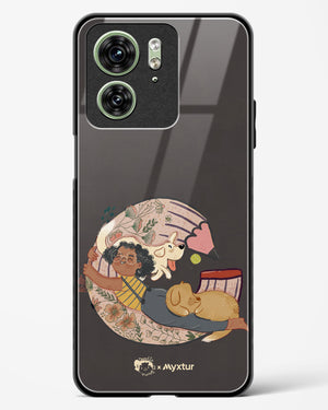 Pencil Pals [doodleodrama] Glass Case Phone Cover (Motorola)