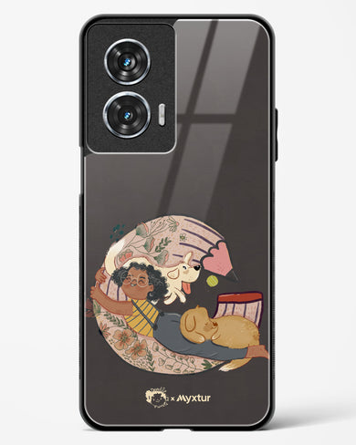 Pencil Pals [doodleodrama] Glass Case Phone Cover (Motorola)