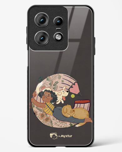 Pencil Pals [doodleodrama] Glass Case Phone Cover (Motorola)