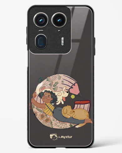 Pencil Pals [doodleodrama] Glass Case Phone Cover (Motorola)