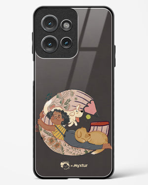 Pencil Pals [doodleodrama] Glass Case Phone Cover (Motorola)