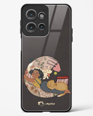 Pencil Pals [doodleodrama] Glass Case Phone Cover (Motorola)