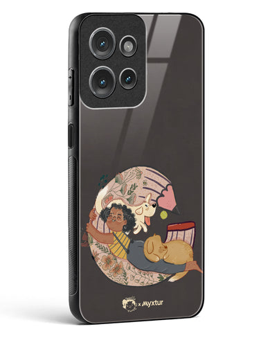 Pencil Pals [doodleodrama] Glass Case Phone Cover (Motorola)