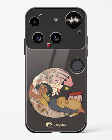 Pencil Pals [doodleodrama] Glass Case Phone Cover (Nothing)