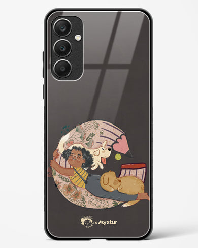 Pencil Pals [doodleodrama] Glass Case Phone Cover (Samsung)