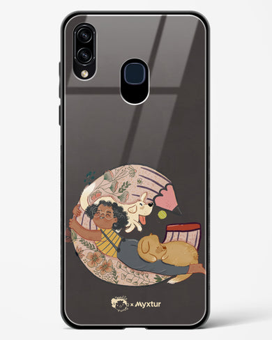 Pencil Pals [doodleodrama] Glass Case Phone Cover (Samsung)