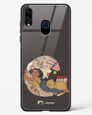 Pencil Pals [doodleodrama] Glass Case Phone Cover (Samsung)