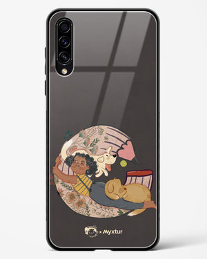 Pencil Pals [doodleodrama] Glass Case Phone Cover (Samsung)