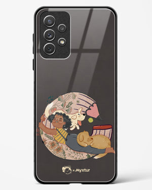 Pencil Pals [doodleodrama] Glass Case Phone Cover (Samsung)