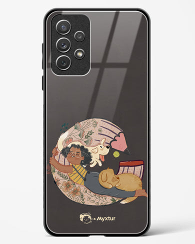 Pencil Pals [doodleodrama] Glass Case Phone Cover (Samsung)