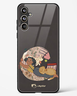 Pencil Pals [doodleodrama] Glass Case Phone Cover (Samsung)