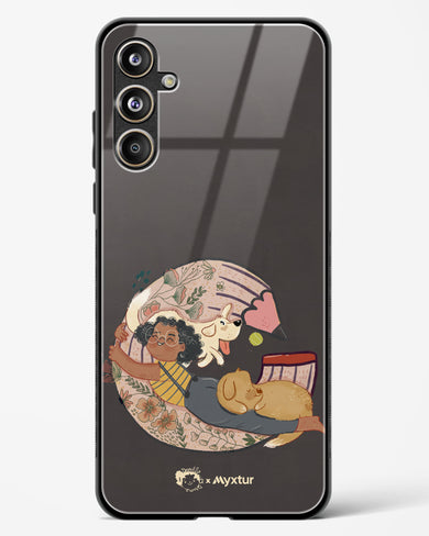 Pencil Pals [doodleodrama] Glass Case Phone Cover (Samsung)