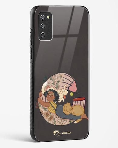 Pencil Pals [doodleodrama] Glass Case Phone Cover (Samsung)