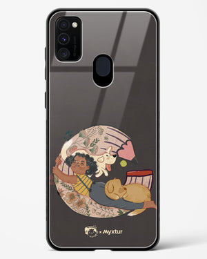 Pencil Pals [doodleodrama] Glass Case Phone Cover (Samsung)