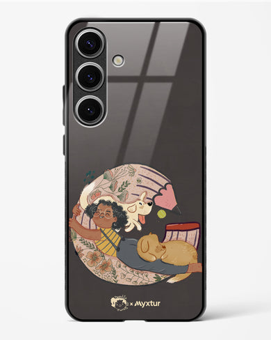 Pencil Pals [doodleodrama] Glass Case Phone Cover (Samsung)