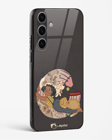 Pencil Pals [doodleodrama] Glass Case Phone Cover (Samsung)