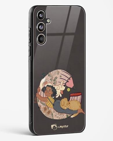 Pencil Pals [doodleodrama] Glass Case Phone Cover (Samsung)