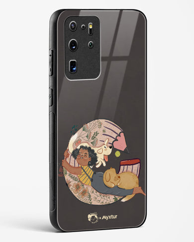 Pencil Pals [doodleodrama] Glass Case Phone Cover (Samsung)