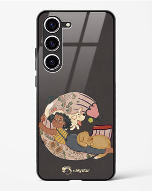 Pencil Pals [doodleodrama] Glass Case Phone Cover (Samsung)