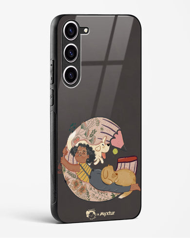 Pencil Pals [doodleodrama] Glass Case Phone Cover (Samsung)