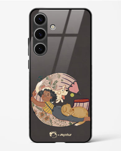 Pencil Pals [doodleodrama] Glass Case Phone Cover (Samsung)