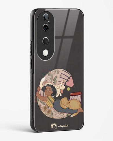Pencil Pals [doodleodrama] Glass Case Phone Cover (Vivo)
