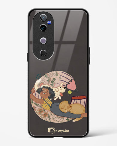 Pencil Pals [doodleodrama] Glass Case Phone Cover (Vivo)