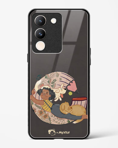 Pencil Pals [doodleodrama] Glass Case Phone Cover (Vivo)