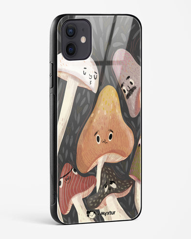Shroom Smiles [doodleodrama] Glass Case Phone Cover (Apple)