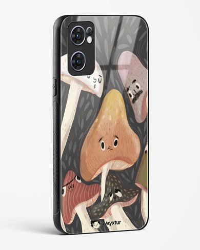 Shroom Smiles [doodleodrama] Glass Case Phone Cover (Oppo)