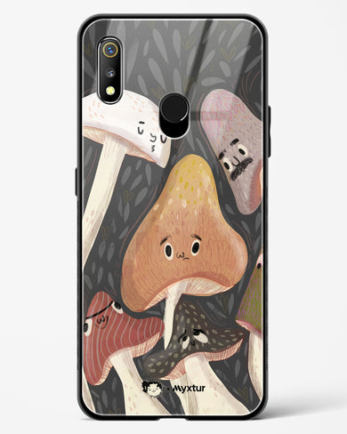 Shroom Smiles [doodleodrama] Glass Case Phone Cover-(Realme)