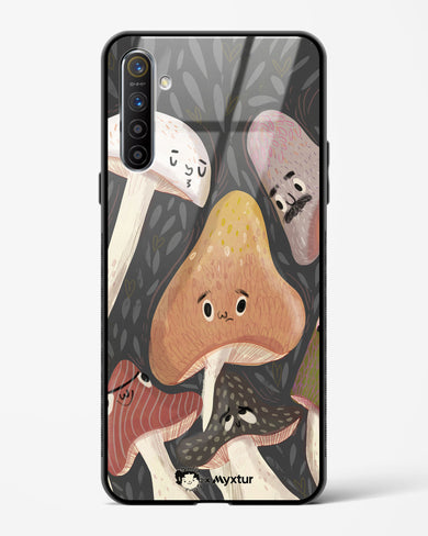 Shroom Smiles [doodleodrama] Glass Case Phone Cover-(Realme)