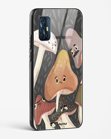 Shroom Smiles [doodleodrama] Glass Case Phone Cover (Vivo)