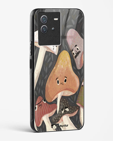 Shroom Smiles [doodleodrama] Glass Case Phone Cover (Vivo)