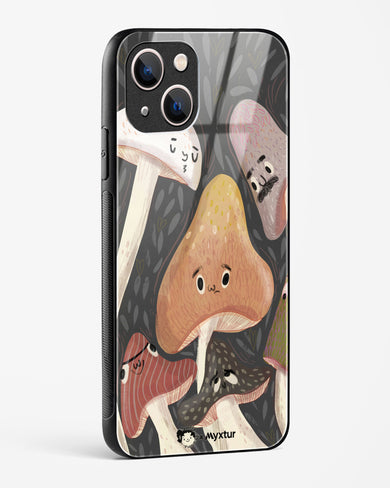 Shroom Smiles [doodleodrama] Glass Case Phone Cover (Apple)