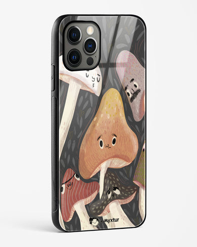 Shroom Smiles [doodleodrama] Glass Case Phone Cover (Apple)