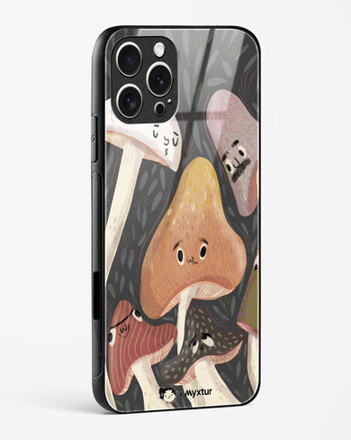 Shroom Smiles [doodleodrama] Glass Case Phone Cover (Apple)